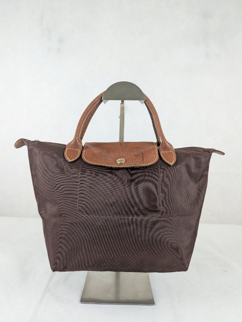 Longchamp Le Pliage Classic Nylon Tote Bag Brown– Authentic – Ships Quickly